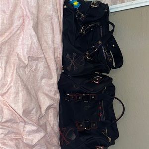 2 black Tokidoki purses